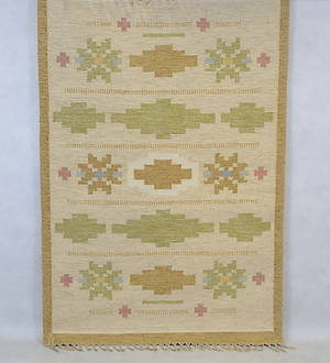 Matta, rölakan, Anna Johanna Ångström, signerad Å.