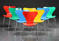 Arne Jacobsen. Otte Syveren stole, Model 3107 8  Denne vare er sat til omsalg under nyt varenummer 4348793