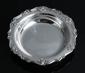 C.M. Cohr. Saksisk Blomst flaskebakke af sølv