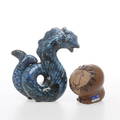 FIGURINER, 2 st, keramik, Lisa Larson.