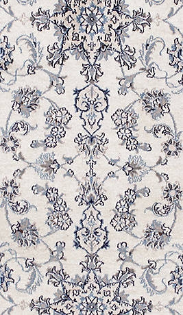 MATTA, Persisk, Nain med silkesinslag, gallerimodell, 205 x 80 cm.