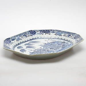 STEKFAT, porslin, Kina, 1700-tal.