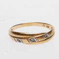 RING, 18k guld, vikt ca 2 gr.