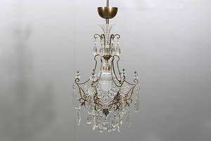 LJUSKRONA, metallstomme och prismor, 1900-talets första hälft.