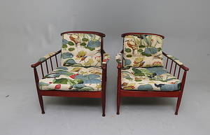 FÅTÖLJER, 1 par, Skrindan, Kerstin Hörlin-Holmquist, OPE-möbler.