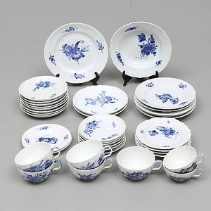 SERVISDELAR 36, Blå blomster, Royal Copenhagen.