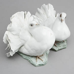 FIGURINER, 2 st, porslin, Fritz Heidenreich, Rosenthal.