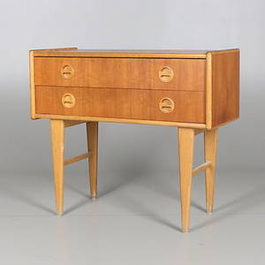 HALLBYRÅ, teakfanér, 195060-tal.