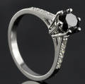 Solitaire ring ca. 1.46 ct.