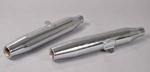 Java lydpotter af forkromet metal 2