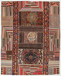 MATTA, Persisk, Patchwork, 252x200 cm.