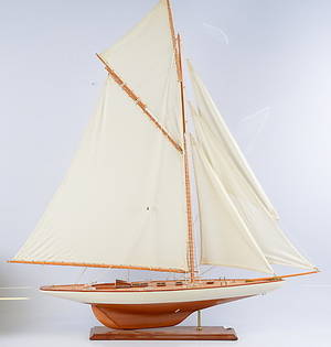 MODELLBÅT, 1900-talets senare hälft.