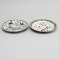 TALLRIKAR, 2 st, porslin, Kina, 17001800-tal.