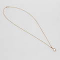 HALSKEDJA MED HÄNGE, 18k guld, total vikt ca 2,7 gr.