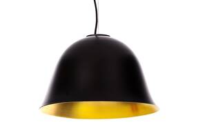 Rune Krøjgaard og Knut Bendik Humlevik for NORR11. Pendel model Cloche Two, sortlakeret spundet aluminium og børstet messing finish