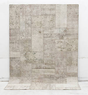 MATTA, ljus patchwork vintage, 293 x 205 cm.