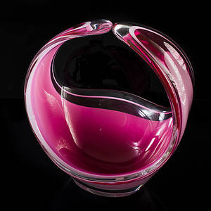 SKÅL, Flygfors glasbruk,Coquille.