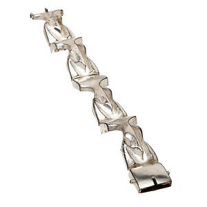 ARMBAND, silver, Björn Weckström, 1974. Vikt 54 gram.