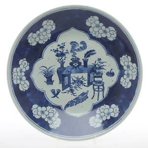 SKÅLFAT, porslin, Kina, 1800-talets andra hälft.