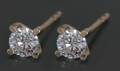 Earrings with brilliant cut diamonds 0.44ct