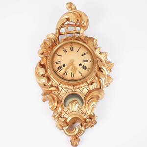 VÄGGPENDYL, rokokostil, 1900-talets mitt