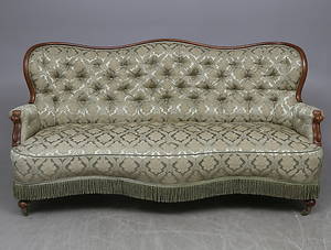 SOFFA, nyrokoko, 1800-tal.