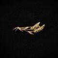 Brosch, 18k guld