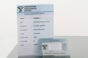 Loose Brilliant cut diamond 0.14ct.