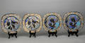 Bjørn Wiinblad 1918-2006. Juleplatter af glas, Rosenthal 4