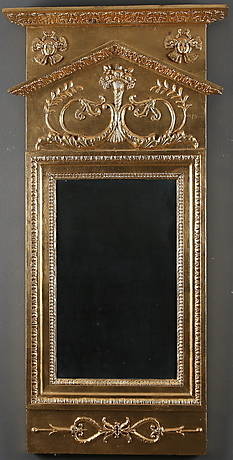 SPEGEL, bronserad, empire, 1800-talets första hälft.