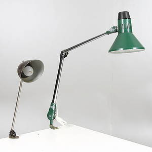 INDUSTRILAMPOR, 2 st, 1900-tal.