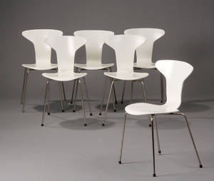 Arne Jacobsen. Munkegårdsstole, model 3105. 6