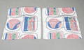 KUDDFODRAL, 2 st, Manhattan, Josef Frank för Svenskt Tenn, 1900-talets senare del.