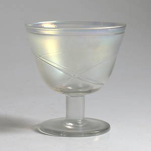 SKÅL, glas, Bertil Vallien, Boda glasbruk, signerad, 1900-talets andra hälft.