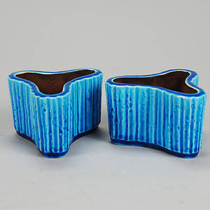 SKÅLAR, 1 par, Chamotte, Gunnar Nylund, Rörstrand.