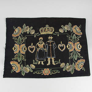 KUDDFODRAL, yllebrideri, 1800-tal, Skåne.