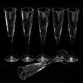CHAMPAGNEGLAS, 6 st, glas, Line, design Anna Ehrner, Kosta Boda.