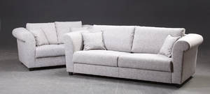 Sofasæt med 3- personers og 2-personers sofa. Model Bretagne, grå  2