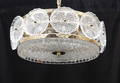 TAKLAMPA, Carl Fagerlund, Orrefors, 1900-talets andra hälft, diameter ca. 33 cm.