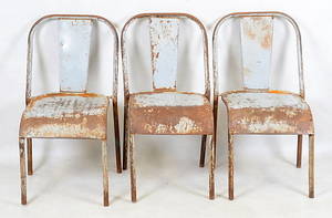 STOLAR, 3-stycken, plåt, industridesign, 1900-talets första hälft.
