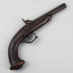 SLAGLÅSPSTOL, 1800-tal.