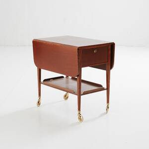 Serveringsvagn mahogny