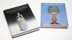 BÖCKER, 2 st, Svenskt Glas samt Gustavsberg.