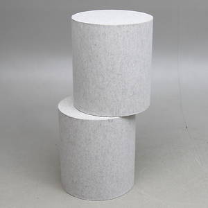 SKYLTMATERIAL 2 st, filtklädda, 2000-tal.