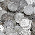 MYNT, silver, 1 kronor, vikt ca 4000 gram.