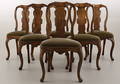 STOLAR, 6 stycken, Bondrokokostil, 1900-tal.