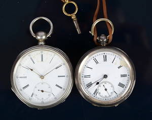 FICKUR, 2 stycken, silver.
