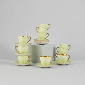 Kaffekoppar, 11 st. Cariton Ware