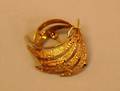BROSCHE 333 GELBGOLD.
