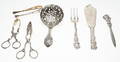 TÅRTBESTICK M M, 7 delar, silver, 1900-tal.